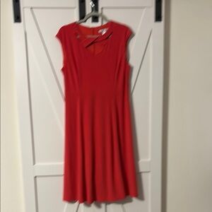 Orange Sleeveless Dress